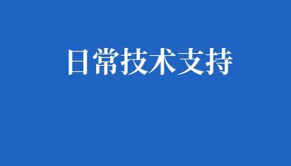日常技术支持 